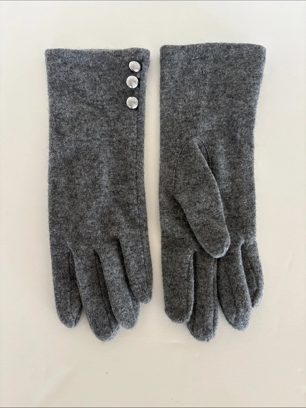Ralph Lauren woman’s wool/Cashmere blend gloves Size Large